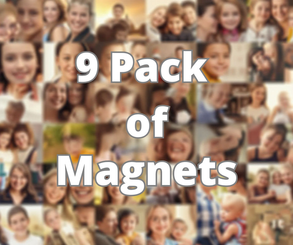 Custom Photo Magnets 9 Pack